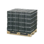 Braunkohlebriketts – 1000 kg Palette (40 × 25 kg Gebinde) – Lang brennende Ofen- und Kaminbriketts