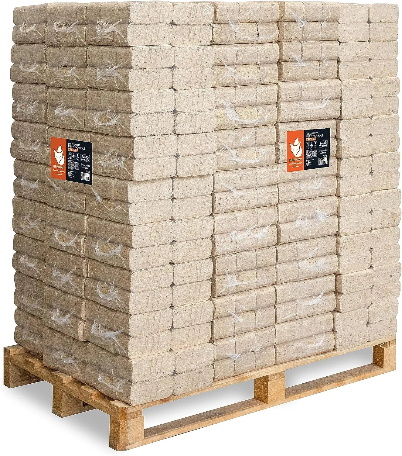HEIZFUXX Holzbriketts Weichholz Ruf Classic Brenn Holz Grill Smoker Brennholz – Lieferung in 3–15 Tagen