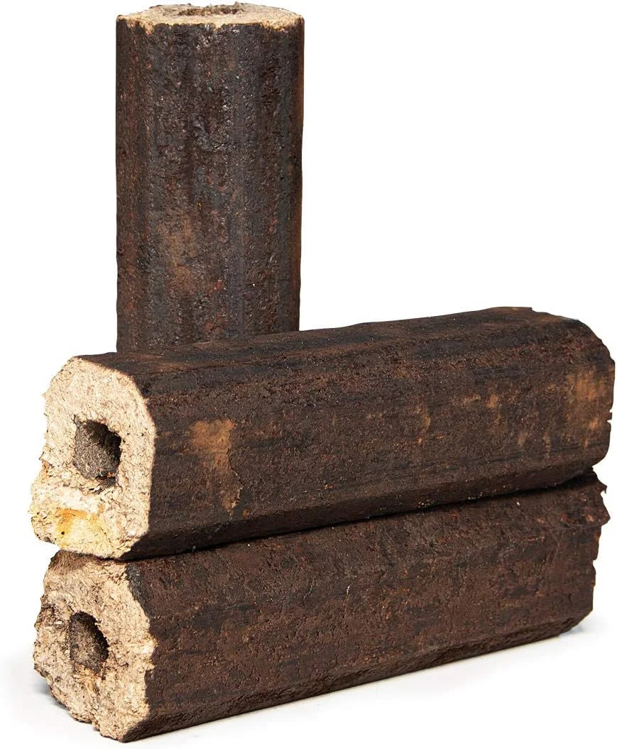 HEIZFUXX Holzbriketts Hartholz Pinikay Octagon Brenn Holz Grill Smoker Brennholz – Lieferung in 3–15 Tagen